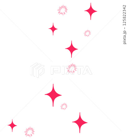 ピンクのキラキラ輝く綺麗なテクスチャ背景 125822342