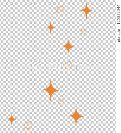 オレンジのキラキラ輝く綺麗なテクスチャ背景 オレンジのキラキラ輝く綺麗なテクスチャ背景 125822344