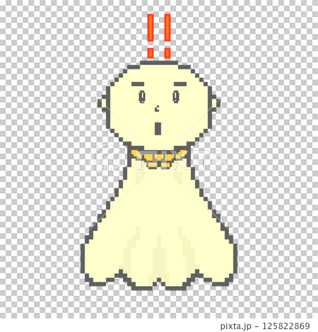 Surprised Teru Teru Bouzu_Pixel Art (Yellow) Surprised Teru Teru Bouzu_Pixel Art (Yellow) 125822869