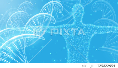 Human DNA. Medical technology, gene evolution, cellular health, nervous system Human DNA. Medical technology, gene evolution, cellular health, nervous system 125822954