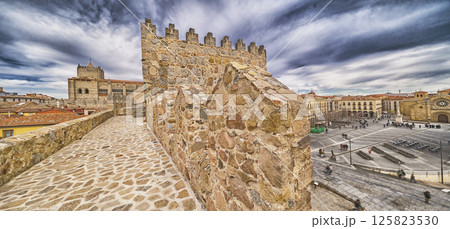 City View from Walls of Avila, Spain City View from Walls of Avila, Spain 125823530