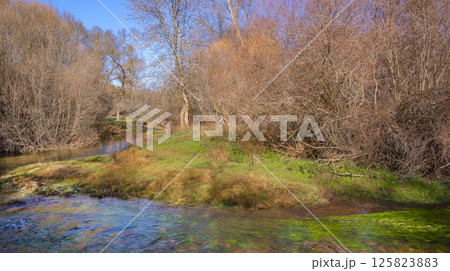 Natural Landscape of Piron River Path, Spain Natural Landscape of Piron River Path, Spain 125823883