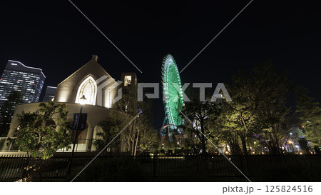 みなとみらいの夜景 125824516