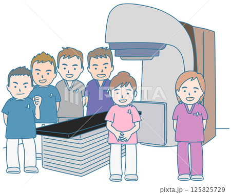 放射線治療室のスタッフ 放射線治療室のスタッフ 125825729