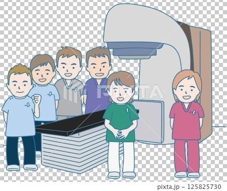 Radiation Therapy Room Staff 125825730