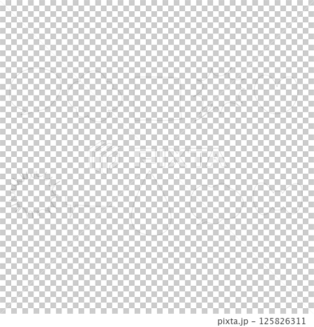 手描き風のもこもこ吹き出しアイコン(細線)/ナチュラルで使いやすいPNG素材 手描き風のもこもこ吹き出しアイコン(細線)/ナチュラルで使いやすいPNG素材 125826311
