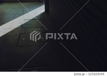 真っ直ぐに入る光 125829344