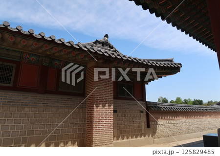 韓国の宮殿の景福宮 韓国の宮殿の景福宮 125829485