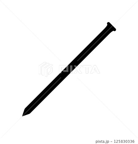 Hobnail Silhouette. Black and White Icon Design Elements on Isolated White Background Hobnail Silhouette. Black and White Icon Design Elements on Isolated White Background 125830336