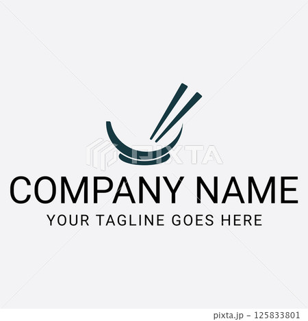 Restaurant logo vector illustrations design template 125833801