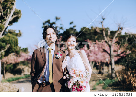 桜と前撮りウェディング撮影 桜と前撮りウェディング撮影 125836031