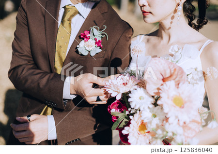 桜と前撮りウェディング撮影 桜と前撮りウェディング撮影 125836040