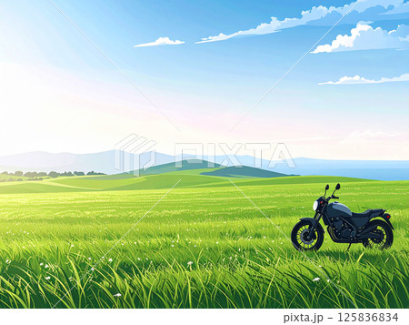 バイクツーリング 125836834