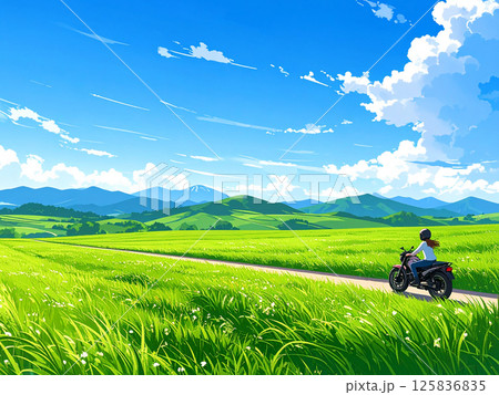 バイクツーリング 125836835