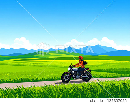 バイクツーリング 125837033