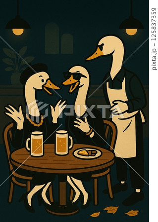 白鳥モード vol.15 ビアホールで会話も弾む Generative AI 白鳥モード vol.15 ビアホールで会話も弾む Generative AI 125837359