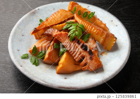 筍のバター醤油焼き 125839861