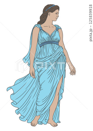 Vector Greek women. 125839918