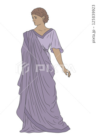 Vector Greek women. Vector Greek women. 125839923