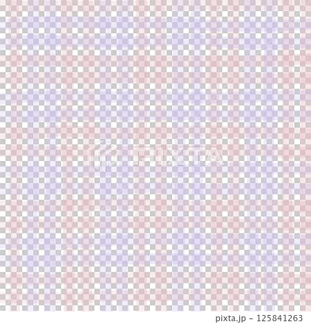 Pink Purple Plaid Gingham Check Hand Drawn Background Pattern Overlay 125841263