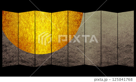 金屏風 金屏風 125841768