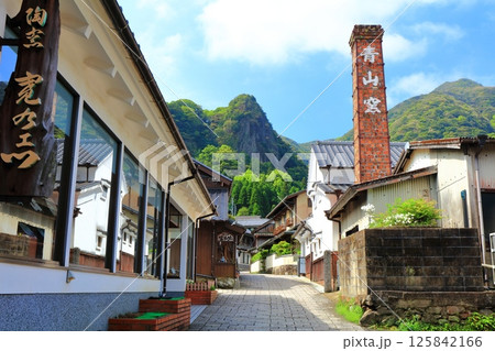 【佐賀県】快晴の伊万里鍋島焼 大川内山の町並み(藩窯坂) 【佐賀県】快晴の伊万里鍋島焼 大川内山の町並み(藩窯坂) 125842166