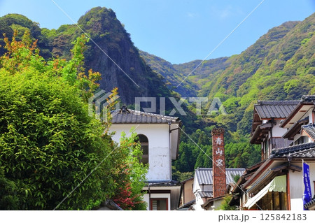 【佐賀県】快晴の伊万里鍋島焼 大川内山の町並み（藩窯坂） 125842183