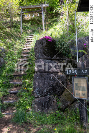 道の駅霊山たけやま 嵩山への登山口 東登山口 道の駅霊山たけやま 嵩山への登山口 東登山口 125842436