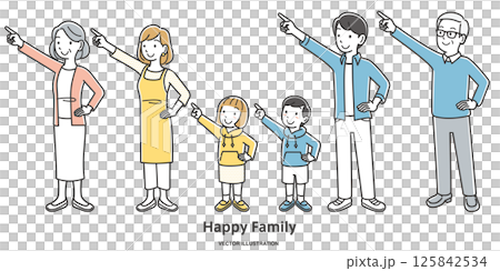 Pointing family 125842534