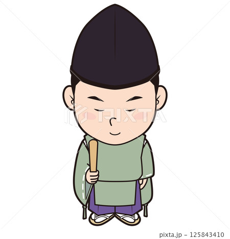 お辞儀する神主 125843410