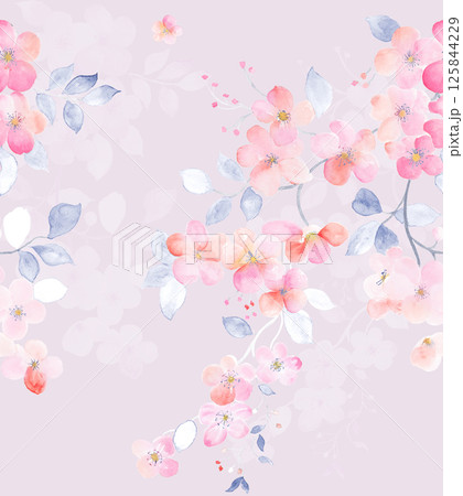 Elegant Hand Painted Scroll and Floral Design Sketches Elegant Hand Painted Scroll and Floral Design Sketches 125844229