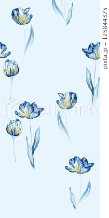 Exquisite Hand Crafted Curly Floral Pattern Compositions Exquisite Hand Crafted Curly Floral Pattern Compositions 125844375