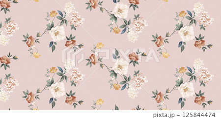 Aesthetic Hand Drawn Curly and Floral Illustration Works Aesthetic Hand Drawn Curly and Floral Illustration Works 125844474