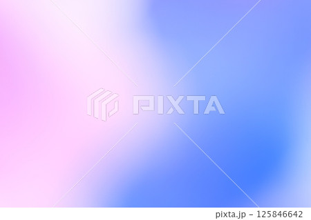 青、紫色系　ゆるやかなラインの抽象的背景 125846642