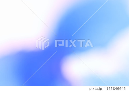 青、紫色系ふんわりな抽象的背景 125846643