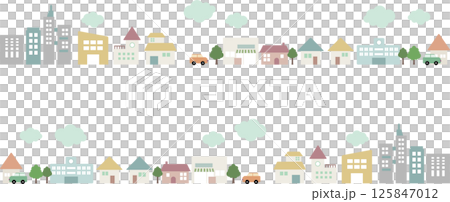 Various stylish and cute building materials 125847012