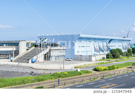 大分県大分市　快晴の大分マリンパレス水族館「うみたまご」 125847048
