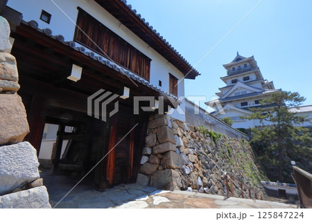 今治城 山里門と本丸天守(愛媛県今治市) 今治城 山里門と本丸天守(愛媛県今治市) 125847224