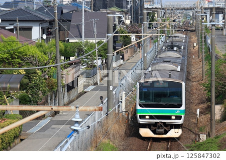 成田線我孫子支線の交通風景 125847302