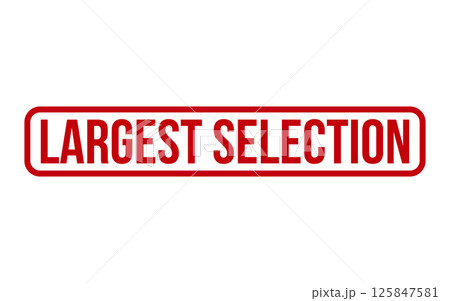 Red Largest Selection Rubber Stamp Seal Vector 125847581