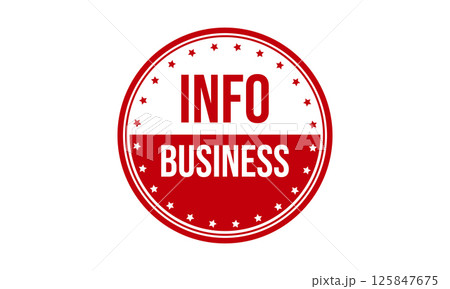 Info Business Rubber Stamp Seal Vector 125847675