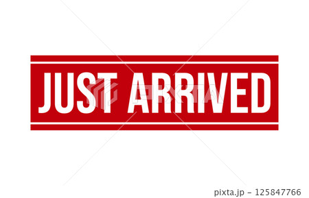 Just Arrived Rubber Stamp Seal Vector 125847766