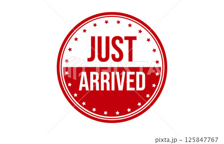 Just Arrived Rubber Stamp Seal Vector 125847767