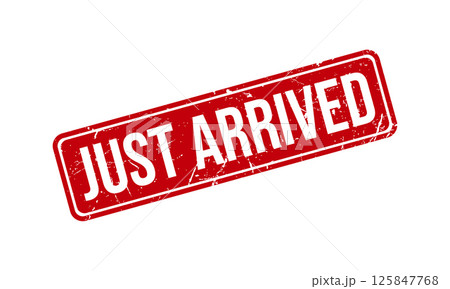 Just Arrived Rubber Stamp Seal Vector 125847768