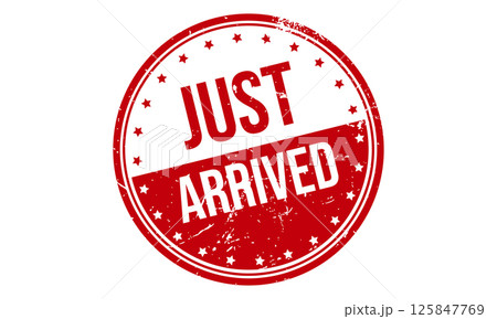 Just Arrived Rubber Stamp Seal Vector 125847769