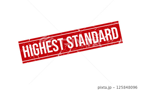 Highest Standard Rubber Stamp Seal Vector 125848096