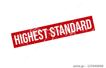 Highest Standard Rubber Stamp Seal Vector 125848098