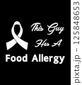 This Guy Has a Food Allergy TShirt Allergy Alert Ribbon Awareness Tee for Men 125848653