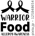 Food Allergy Warrior TShirt Support Ribbon Awareness Tee for Allergy Fighters 125848654