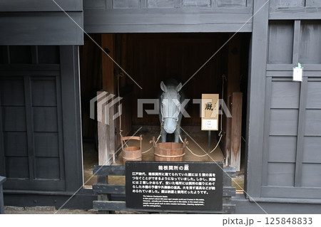 箱根関所の景色 125848833